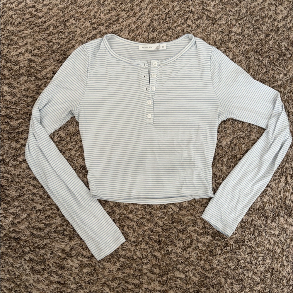 Alter'd State Crop Long Sleeve Tee